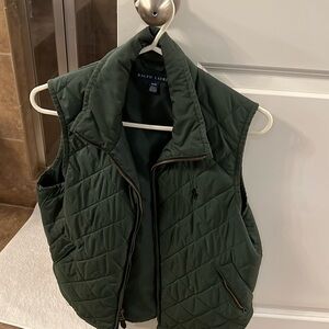 Ralph Lauren hunter green vest